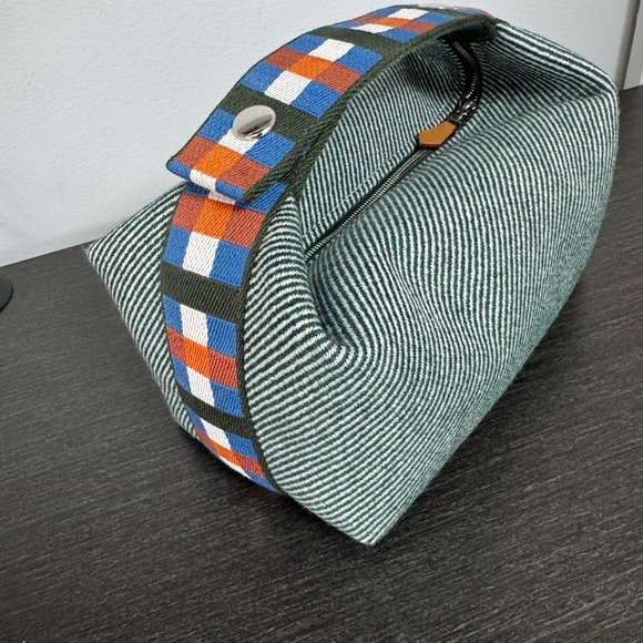 Hermes Toile Bride-A-Brac Small Travel Case - Picture 7 of 9